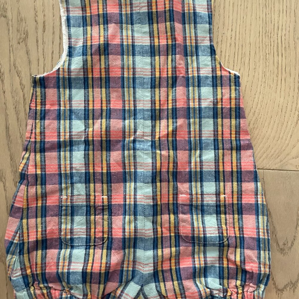 Janie and Jack Plaid romper - 12-18 months. NWT - Picture 3 of 4